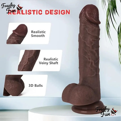 6 inch black dildo