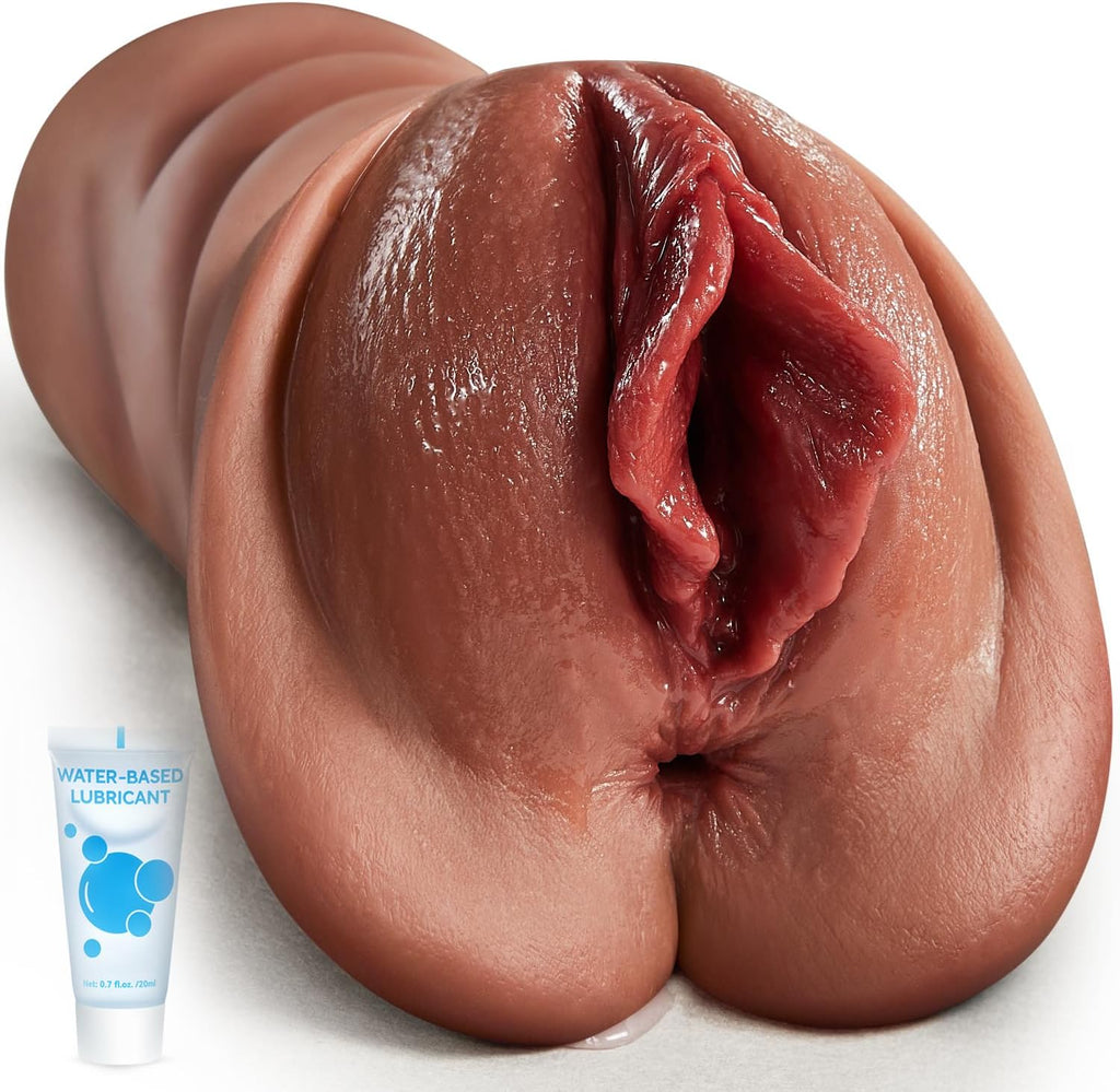 Sex Toy with 5D Deep Vagina and Tight Anus, Lifelike Blowjob Male Stroker Adult Sex...