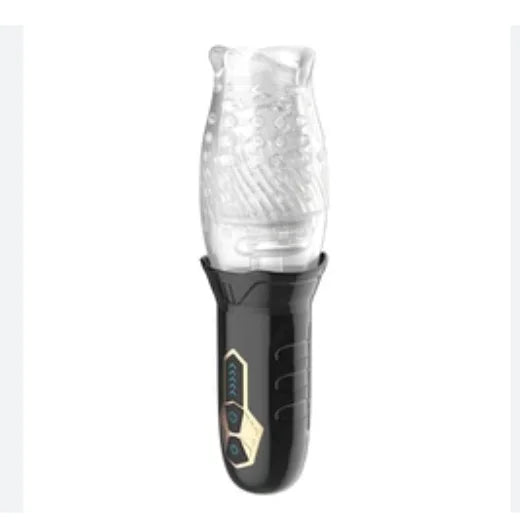 Automatic Transparent Vibrating Masturbation Cup For Male